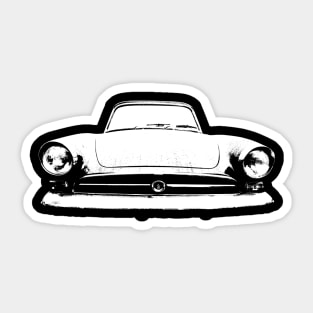 Sunbeam Alpine British classic car monoblock white Sticker